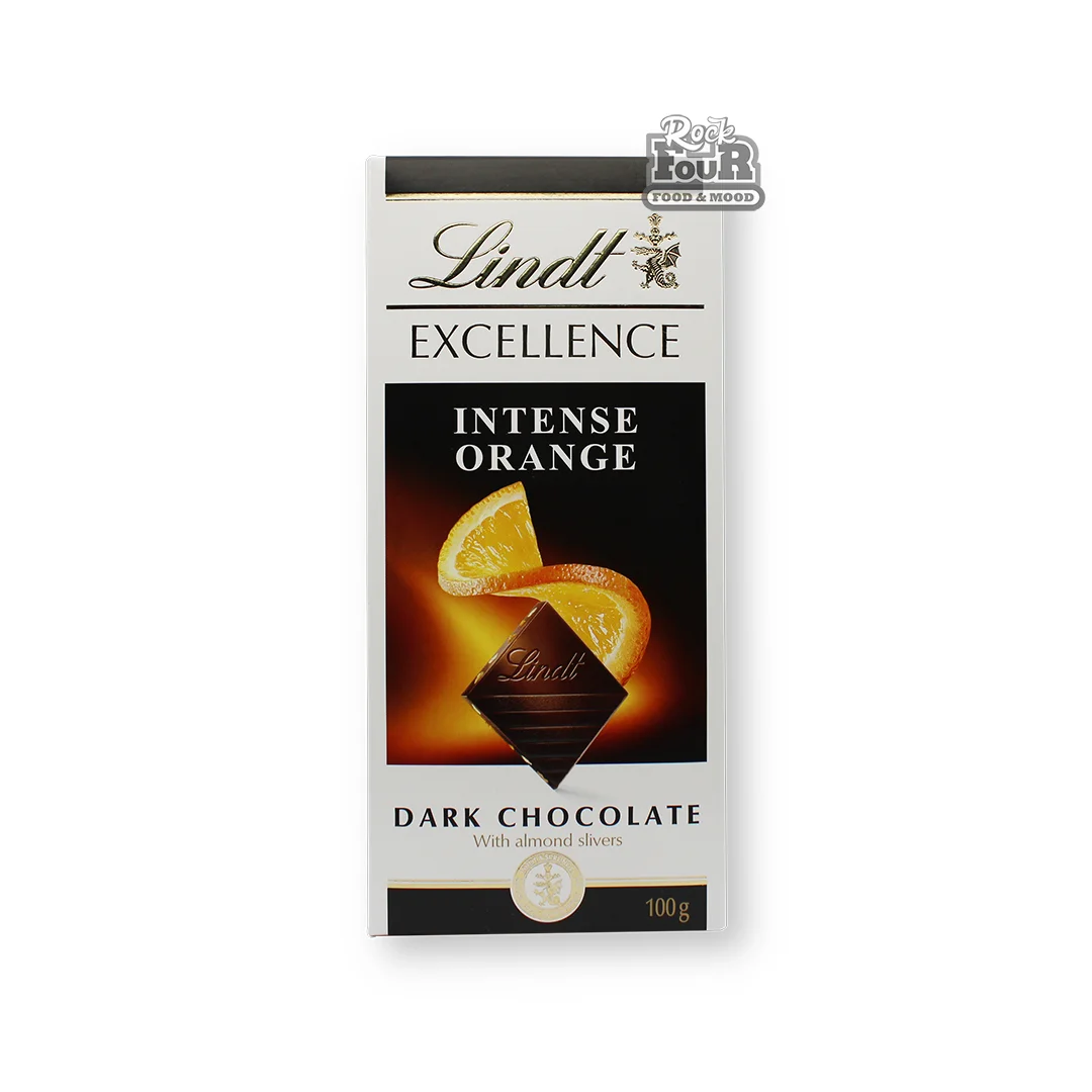 Շոկոլադե սալիկ «Lindt Excellence Intense Orange» նարնջով և նուշով 100գ